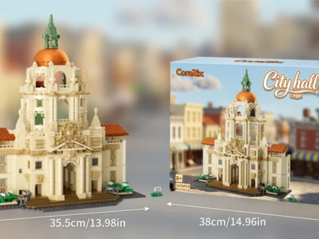 Grand Civic Hall CR004 collectible architecture building set