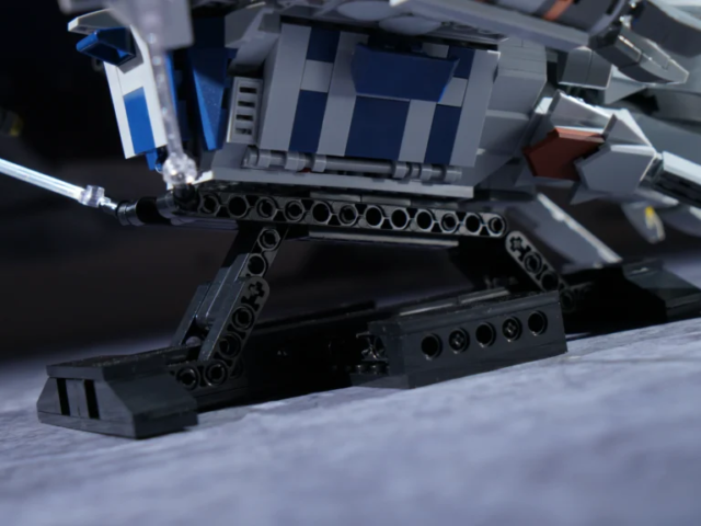 Deployed main engine and thrusters on the CR006 spaceship model