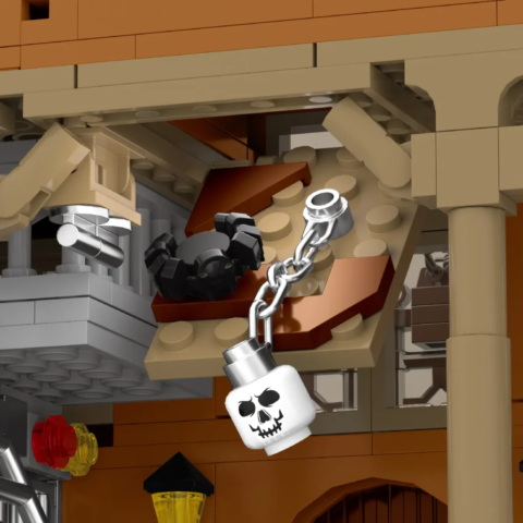 Broken barricade in front of the dystopian prison outpost